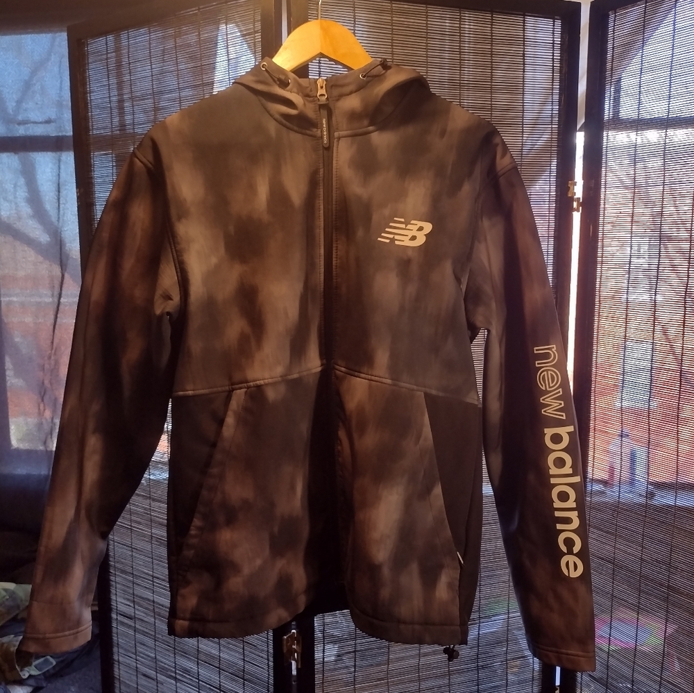 New Balance Black and Gray Camo Hoodie